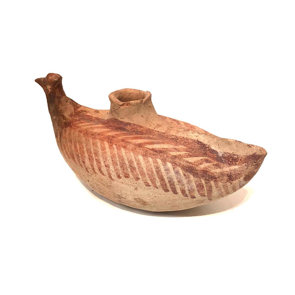 An Amlash Terracotta Bird Vessel, Iron Age I-II, ca. 1400 - 800 BCE