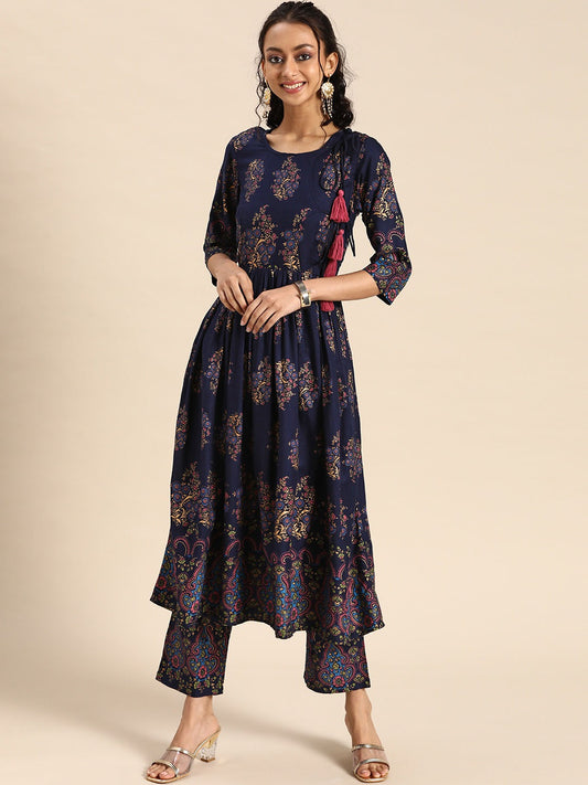 Anghrakha style Kurta with palazzo