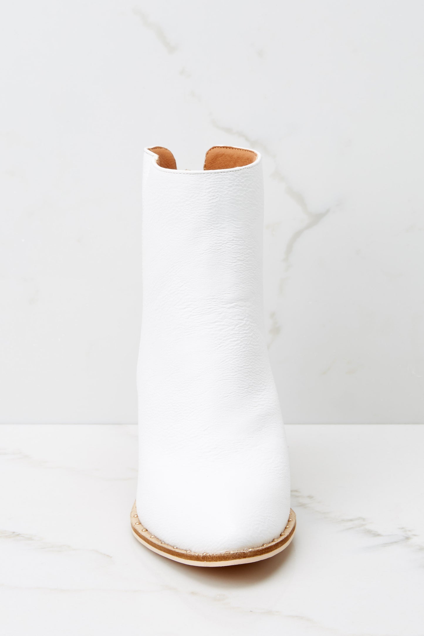 Taking These With Me White Ankle Booties