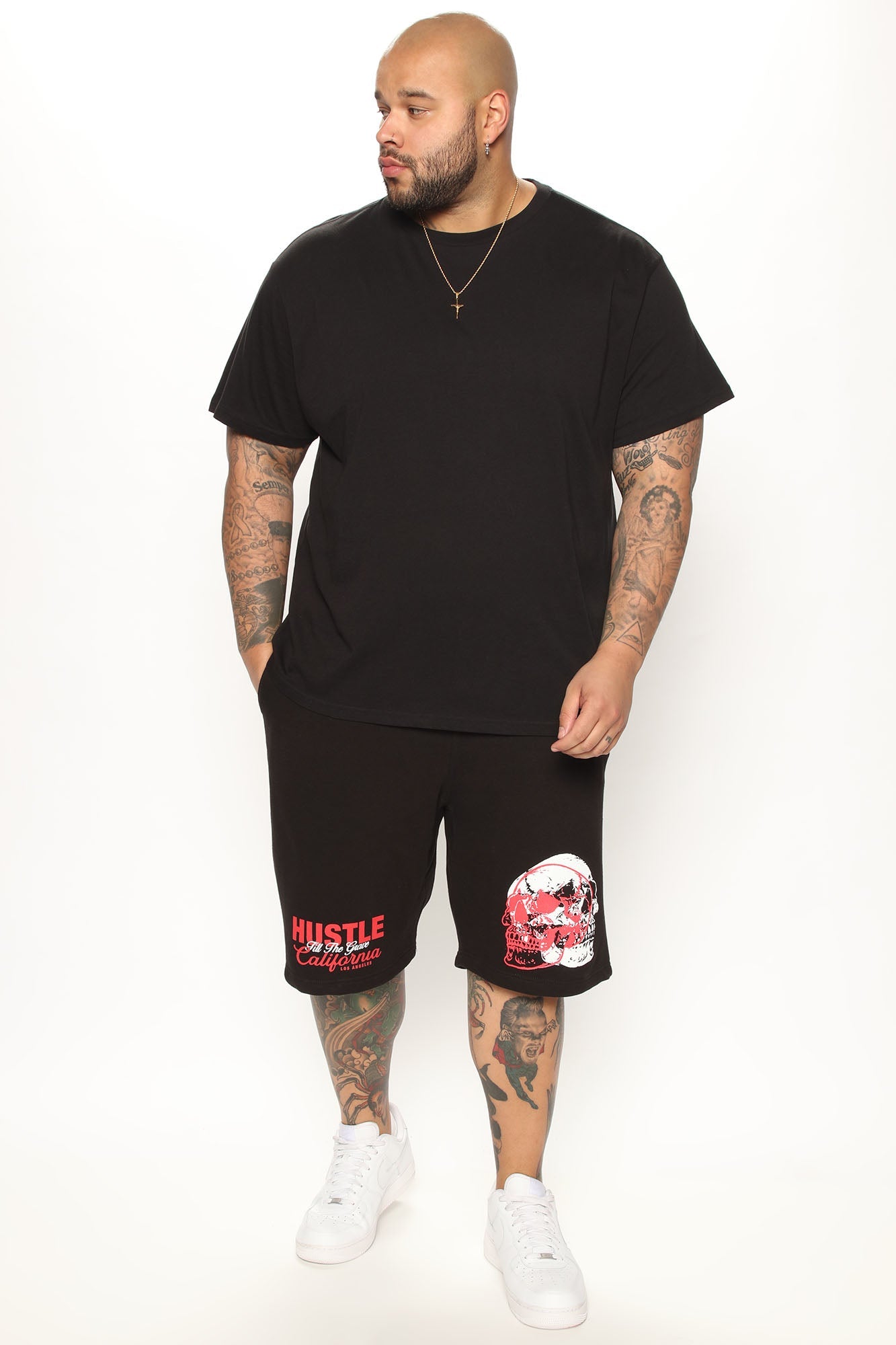 Hustle CA Shorts - Black