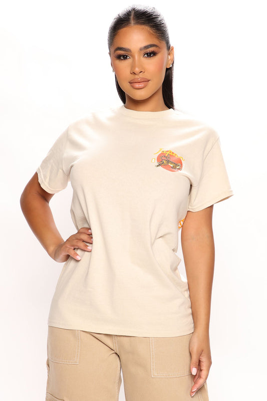 Japan Sunset Tiger Top - Tan