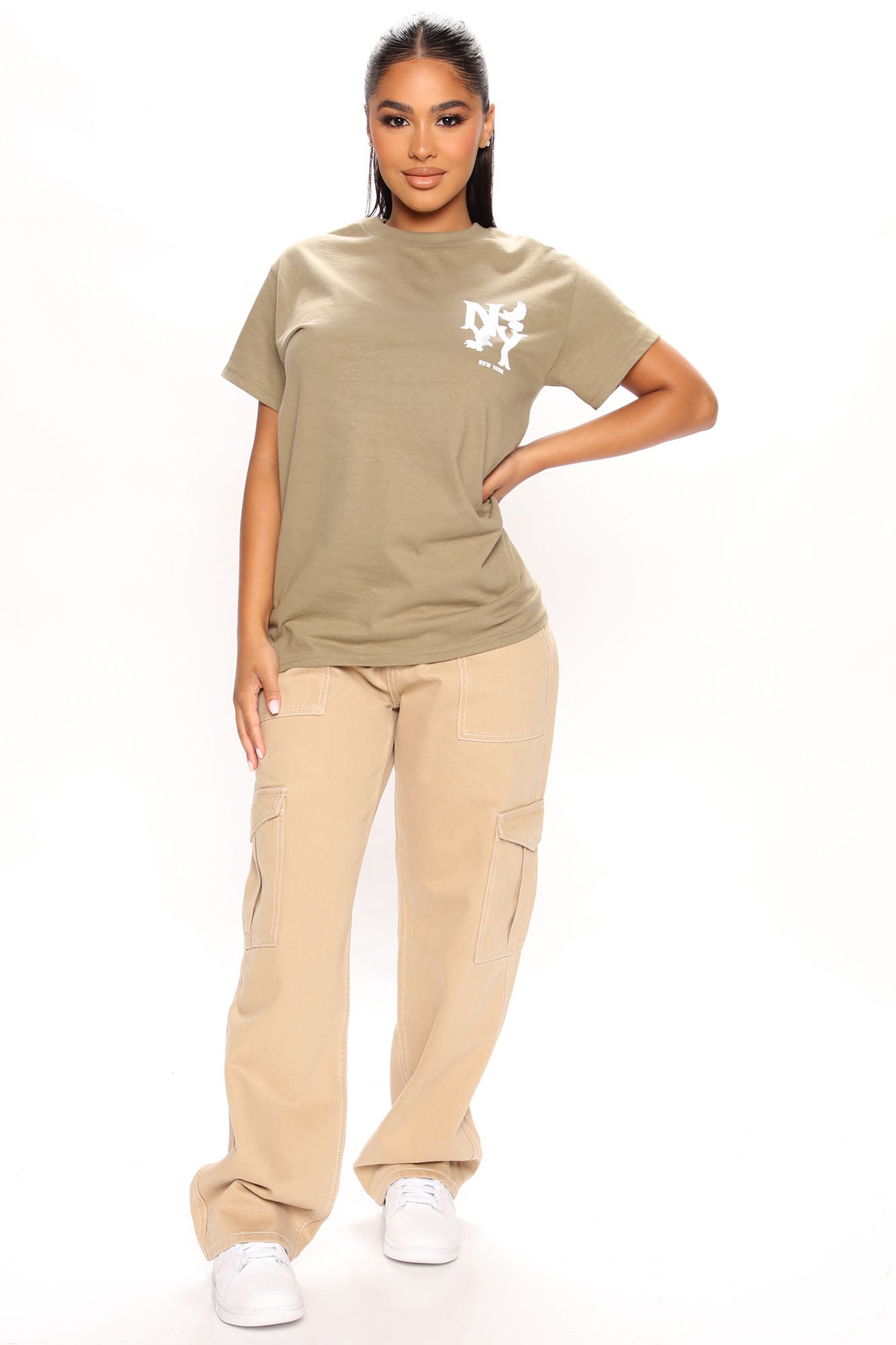 Flyest In The East Short Sleeve Tee - Taupe