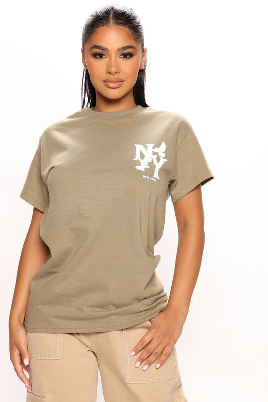 Flyest In The East Short Sleeve Tee - Taupe