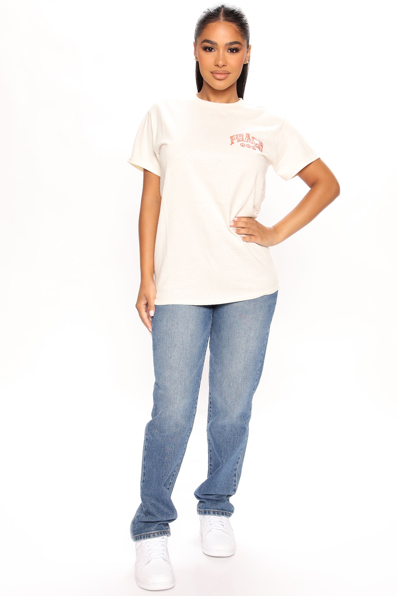 Peace Through Chaos Top - Tan