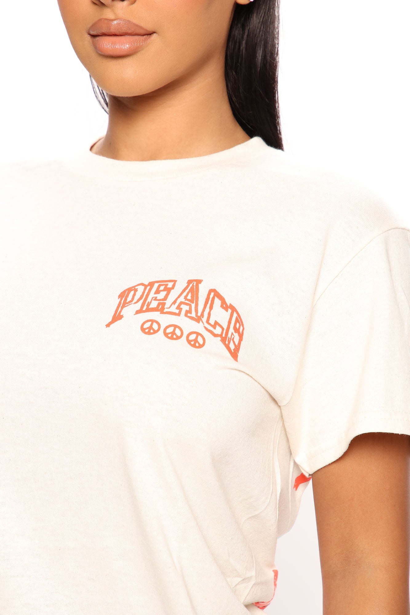 Peace Through Chaos Top - Tan
