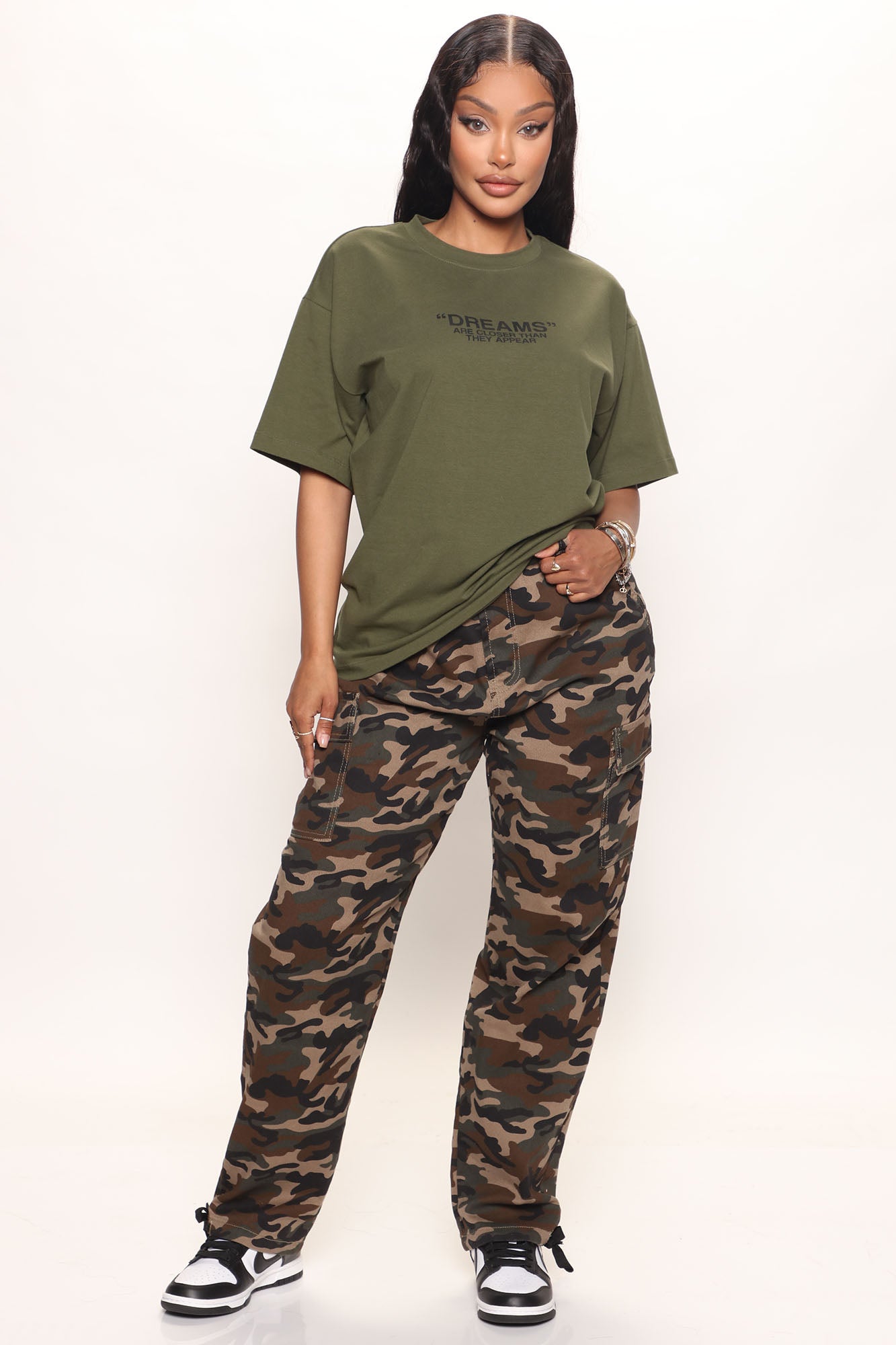 Dreams Are Close T-Shirt - Olive