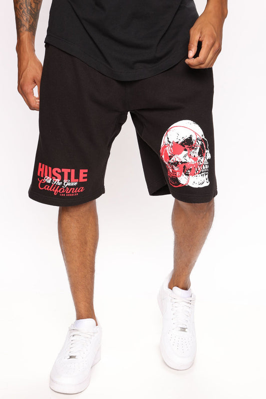 Hustle CA Shorts - Black