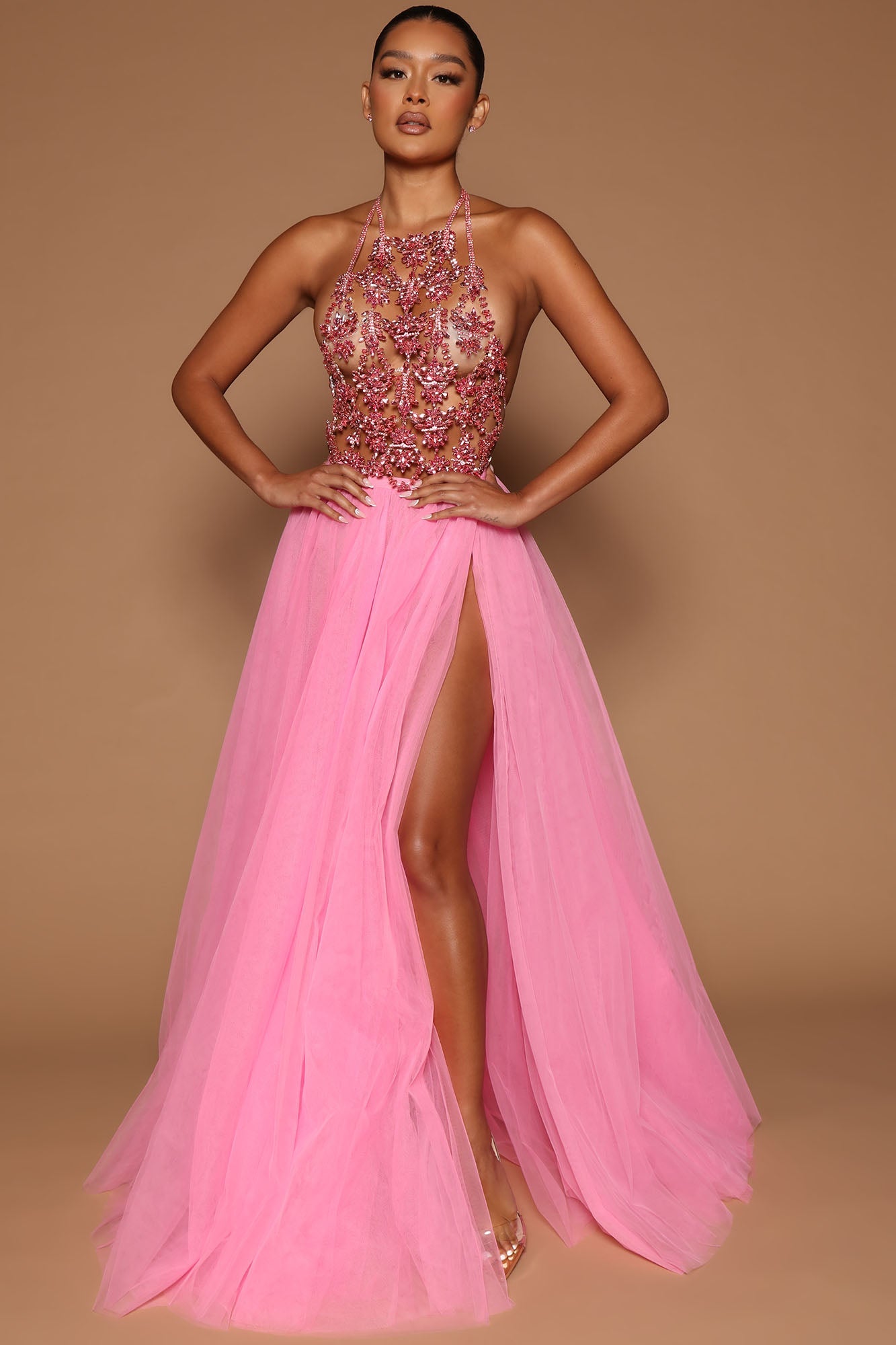 Celeste Embellished Top - Rose