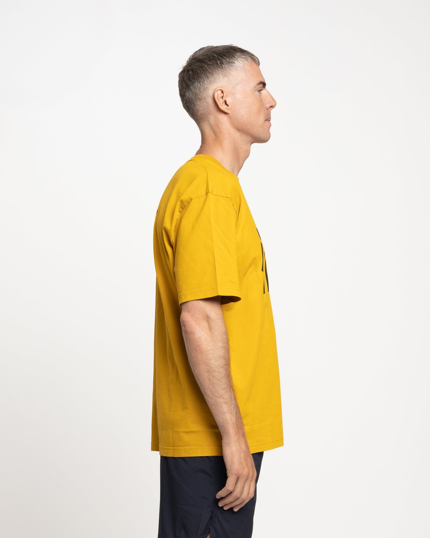 Norse Projects x GM Johannes Dancing Men T-Shirt in Turmeric Yellow