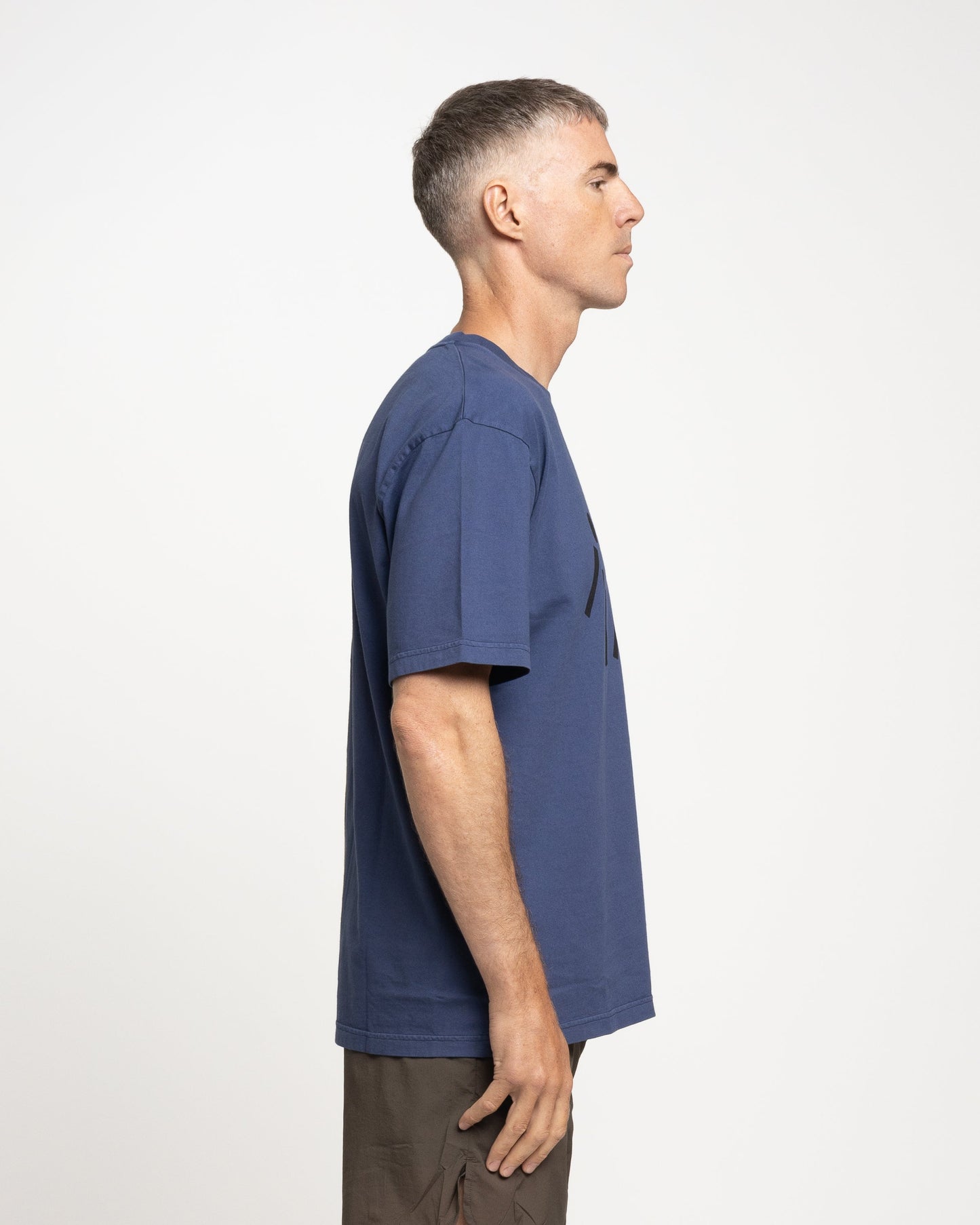 Norse Projects x GM Johannes Dancing Men T-Shirt in Hydrone Blue
