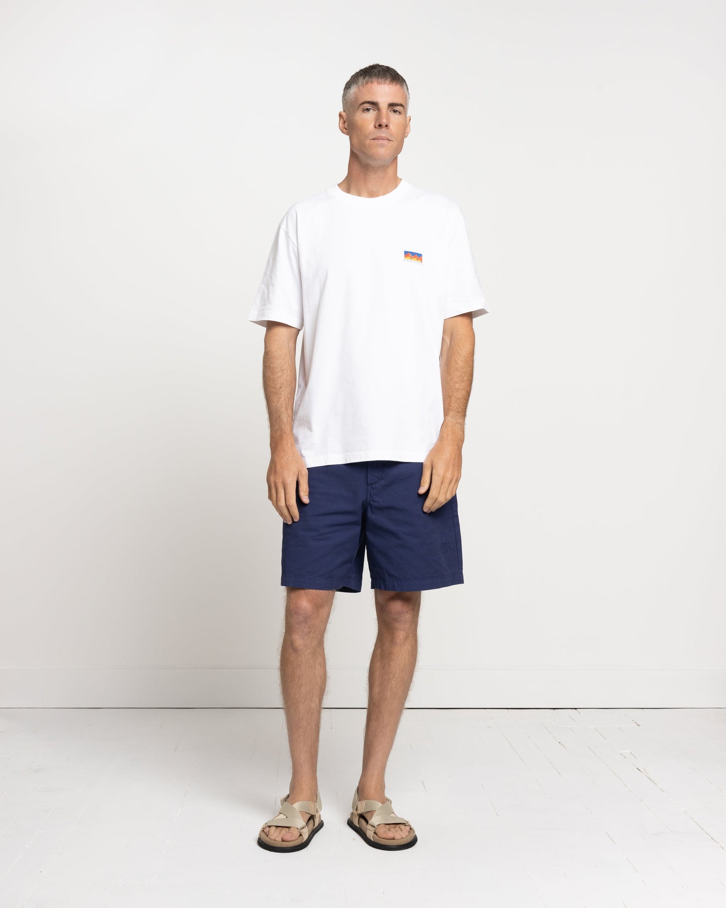 Norse Projects x GM Johannes Mountains T-Shirt in White