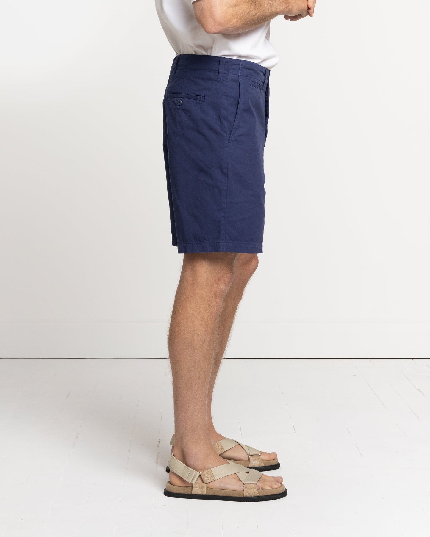 Norse Projects x GM Oliver Short in Hydrone Blue