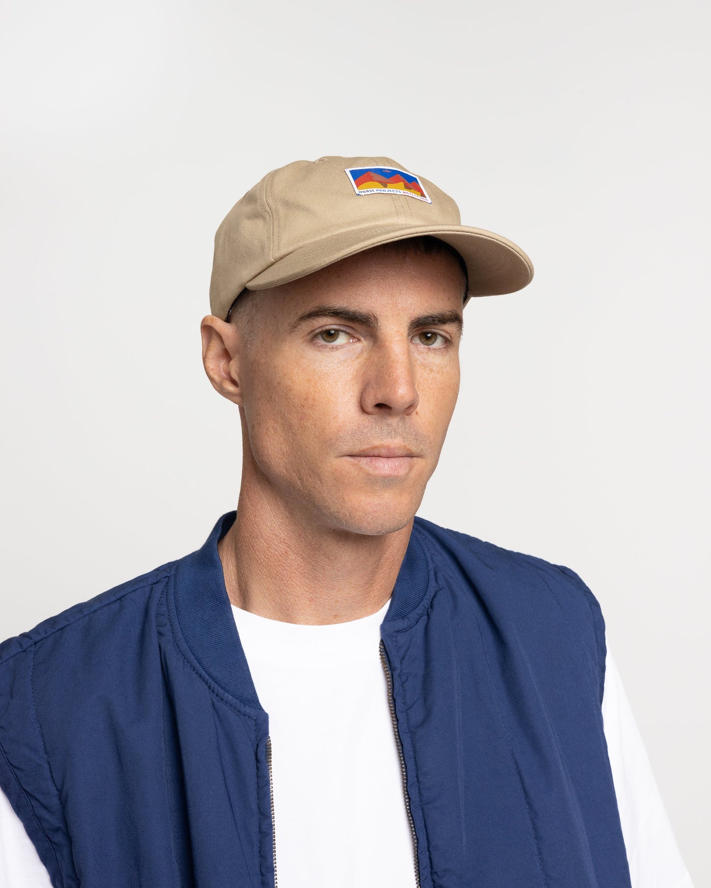 Norse Projects x GM Twill Cap in Khaki