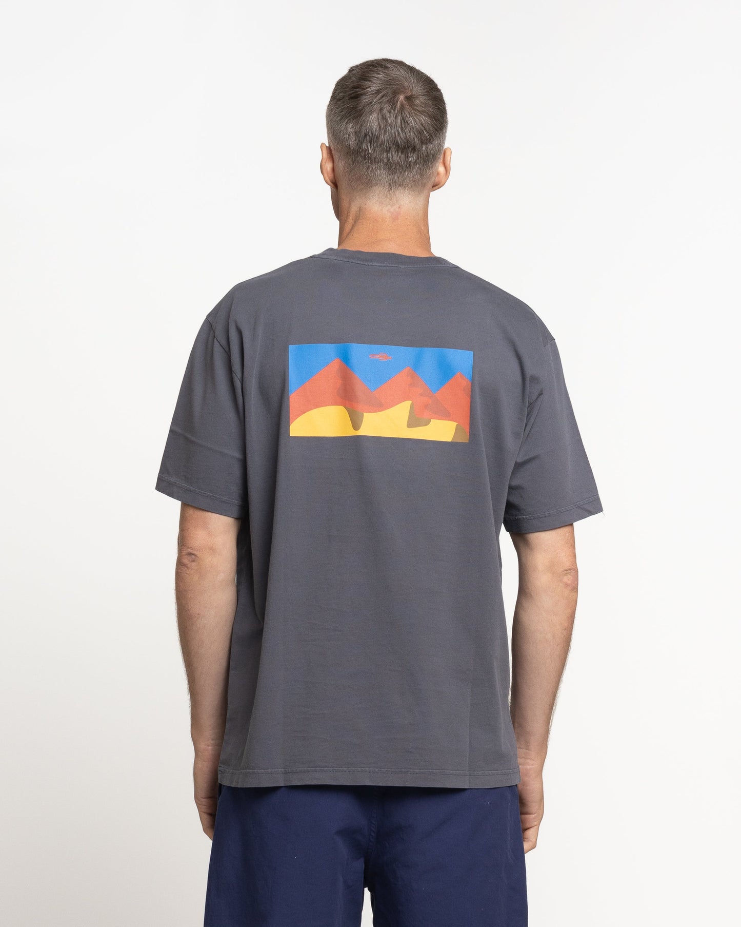 Norse Projects x GM Johannes Mountains T-Shirt in Grey