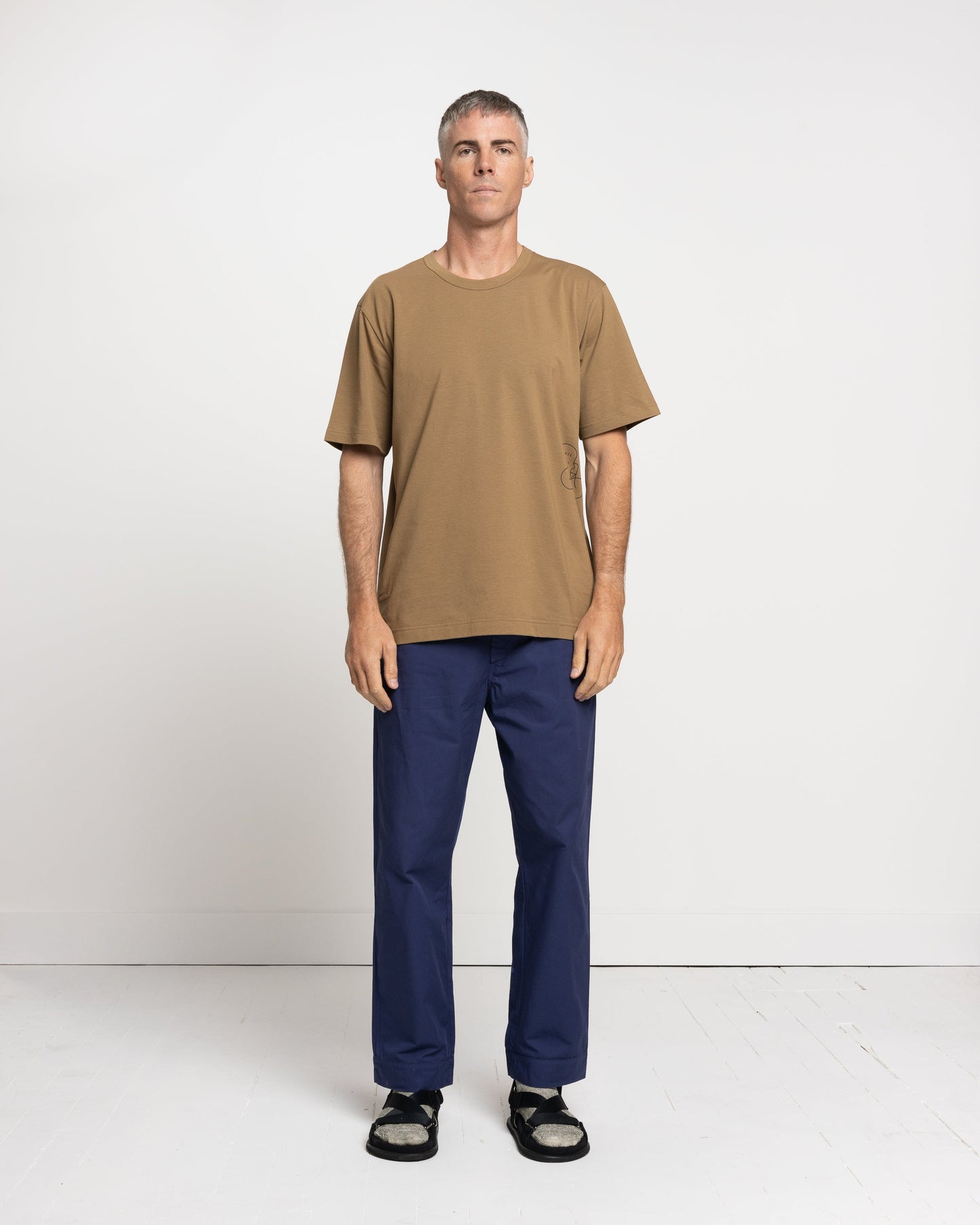 Norse Projects x GM Joakim McTechridge Short Sleeve T-Shirt in Duffle