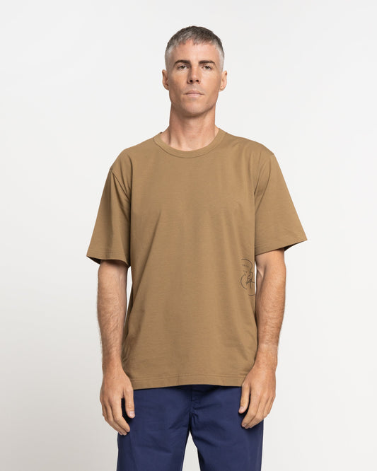 Norse Projects x GM Joakim McTechridge Short Sleeve T-Shirt in Duffle