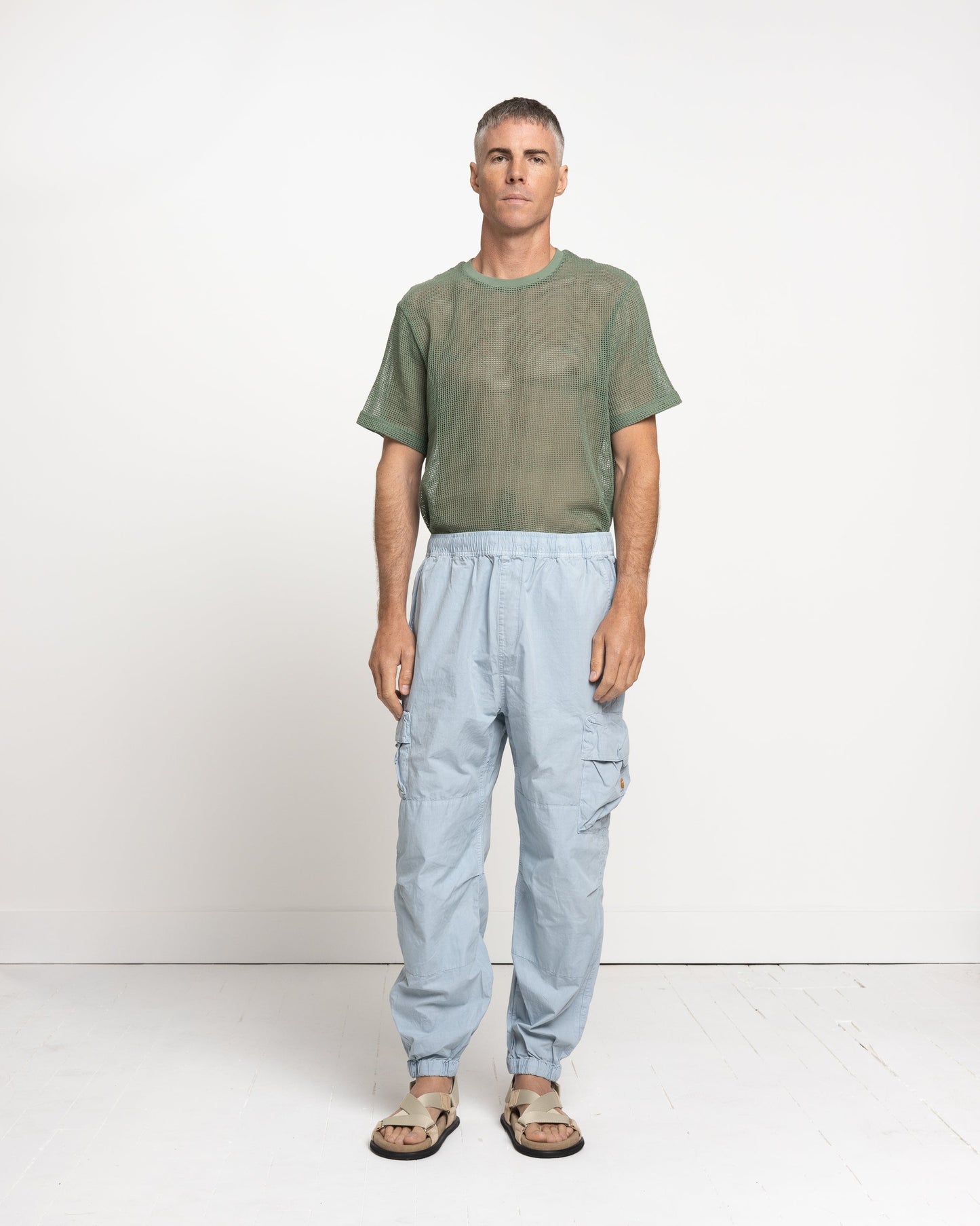 Berm Pant in Frosted Blue