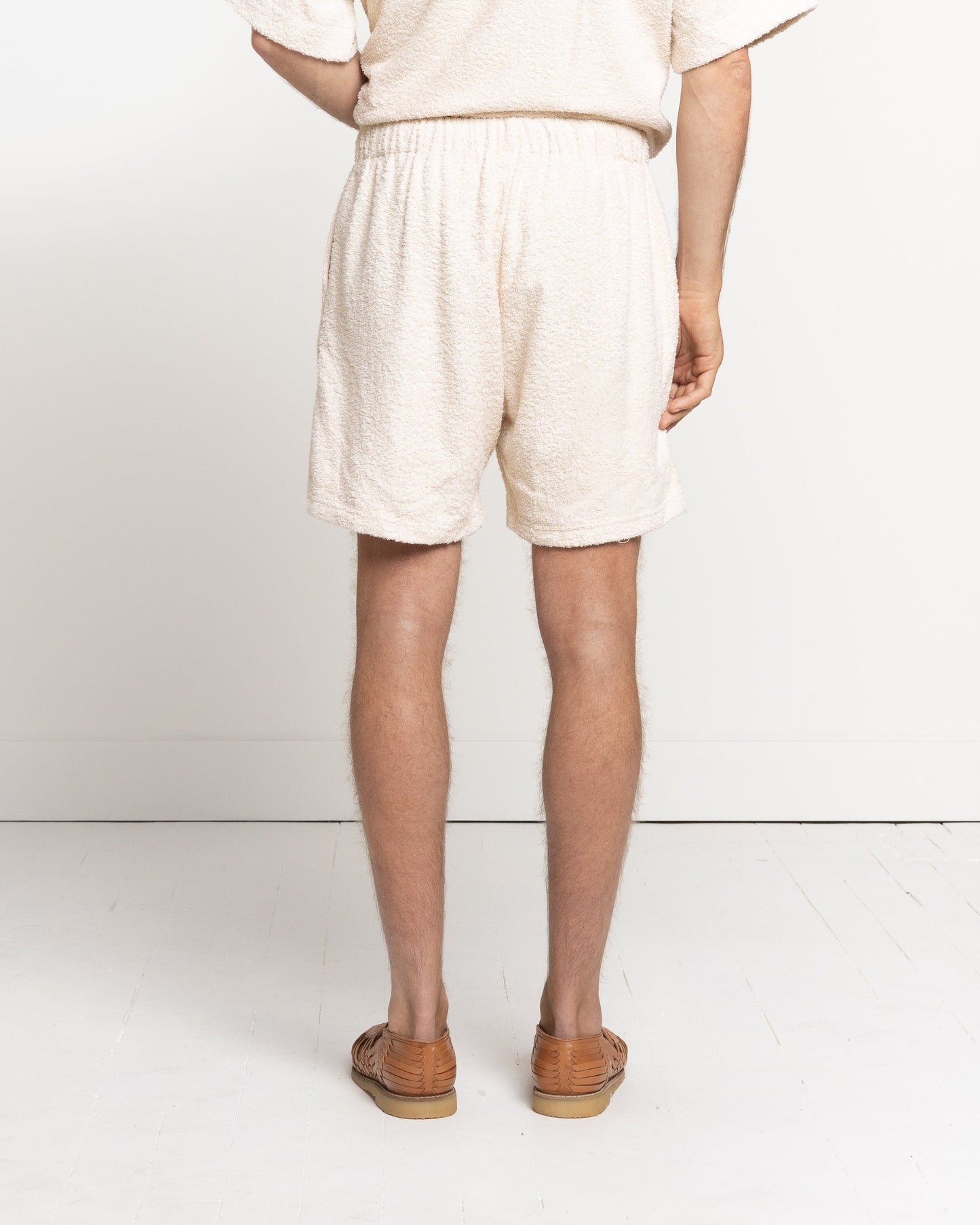 Big SM Terry Short in Cream