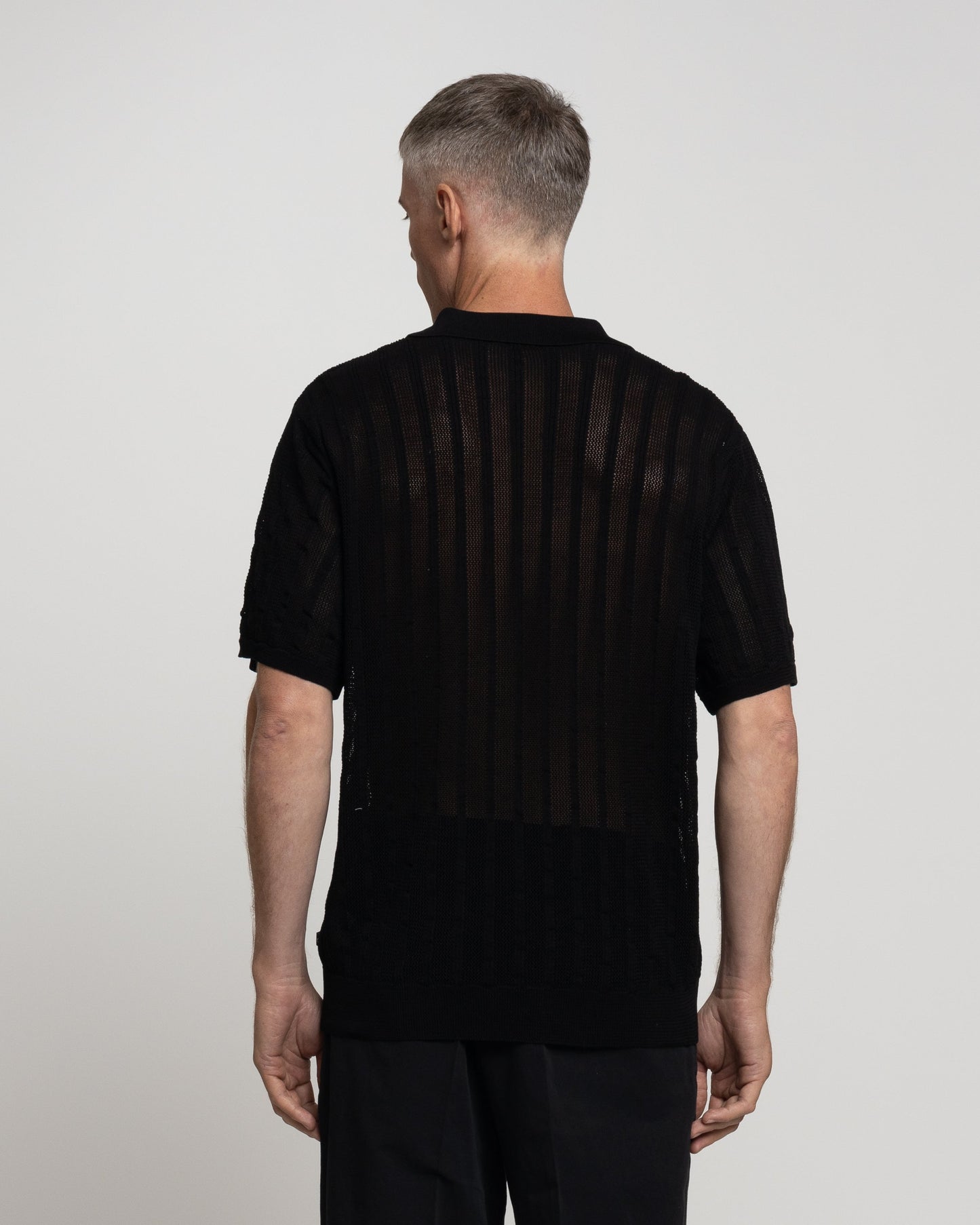 Garden Polo in Black