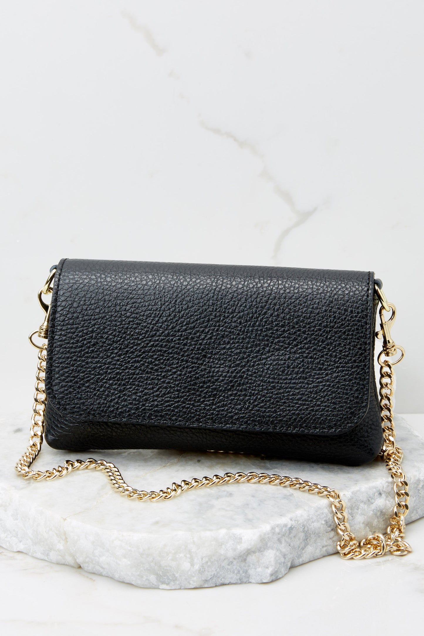 Little Lady Black Leather Bag