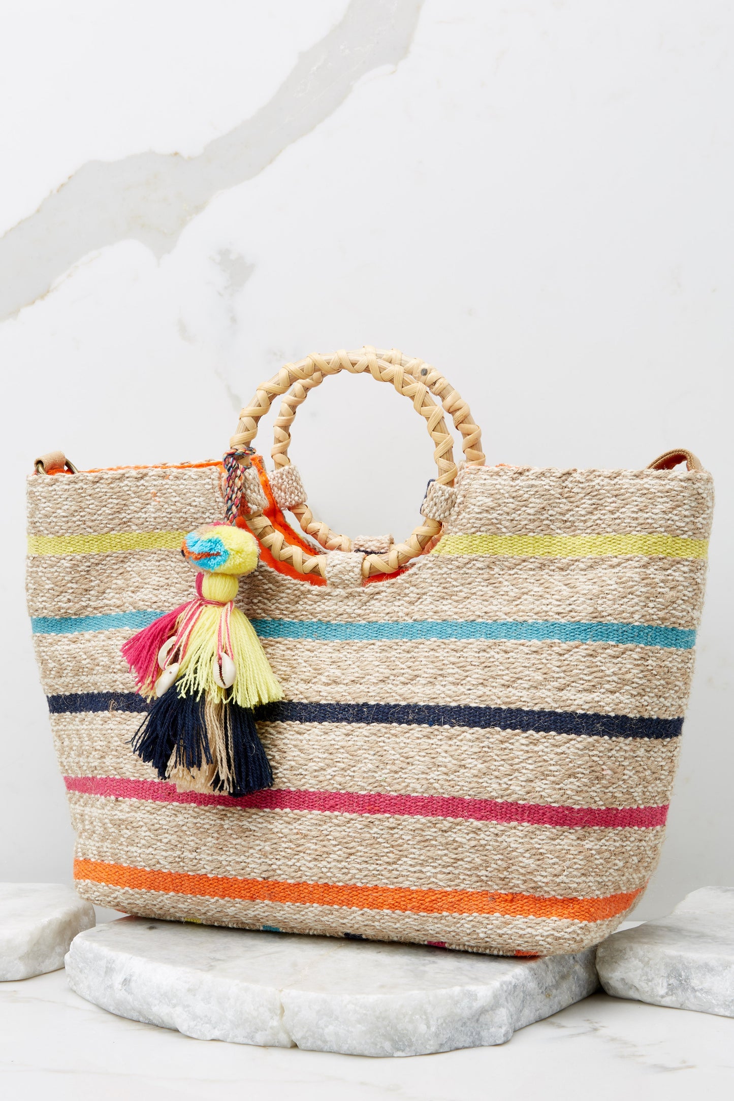Just Add Some Color Taupe Multi Bag