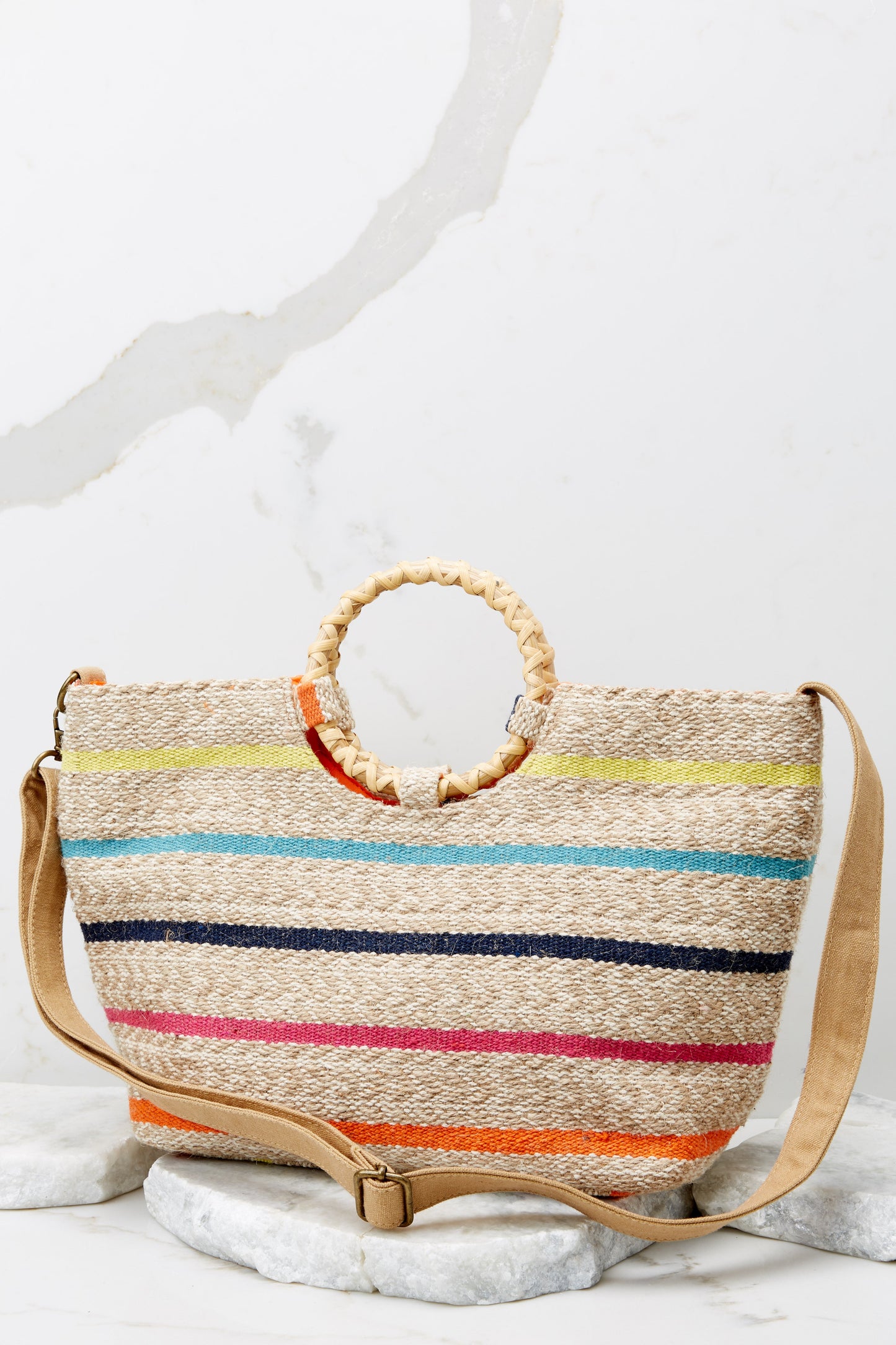 Just Add Some Color Taupe Multi Bag
