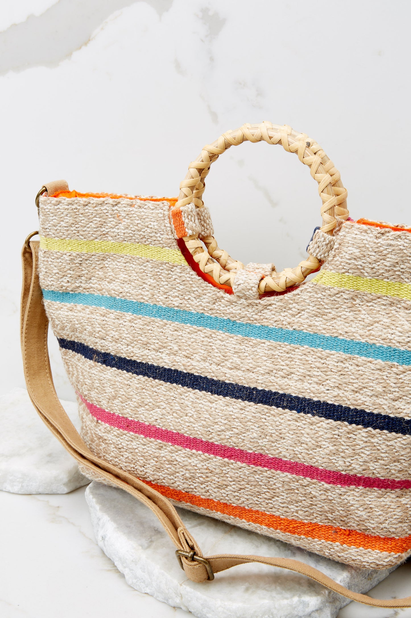 Just Add Some Color Taupe Multi Bag
