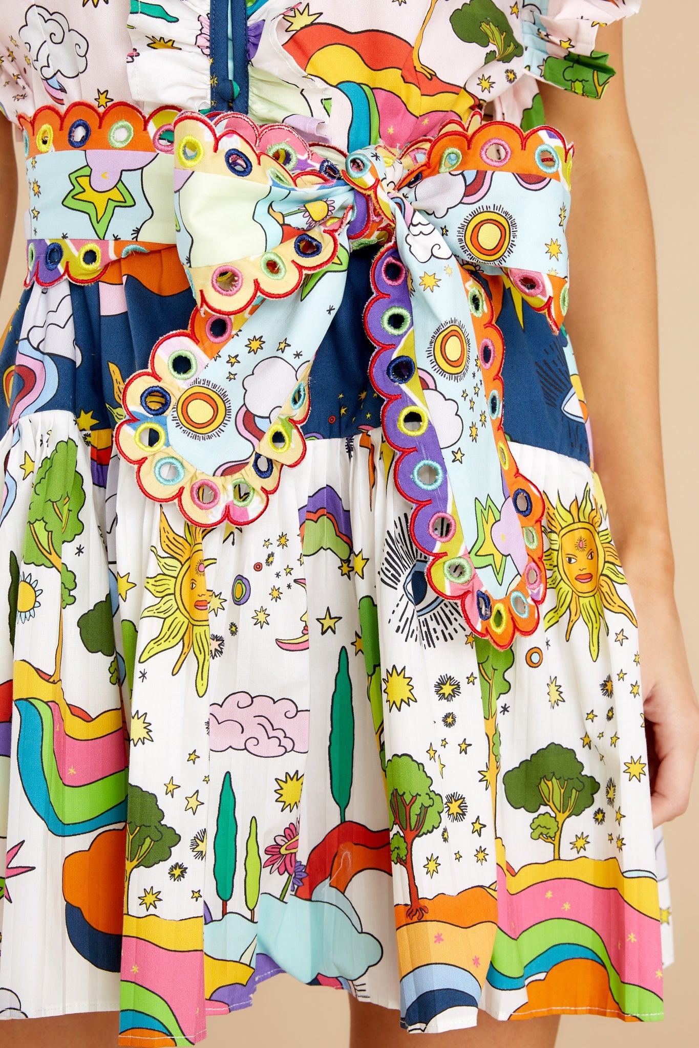 Casiopea White Multi Dress