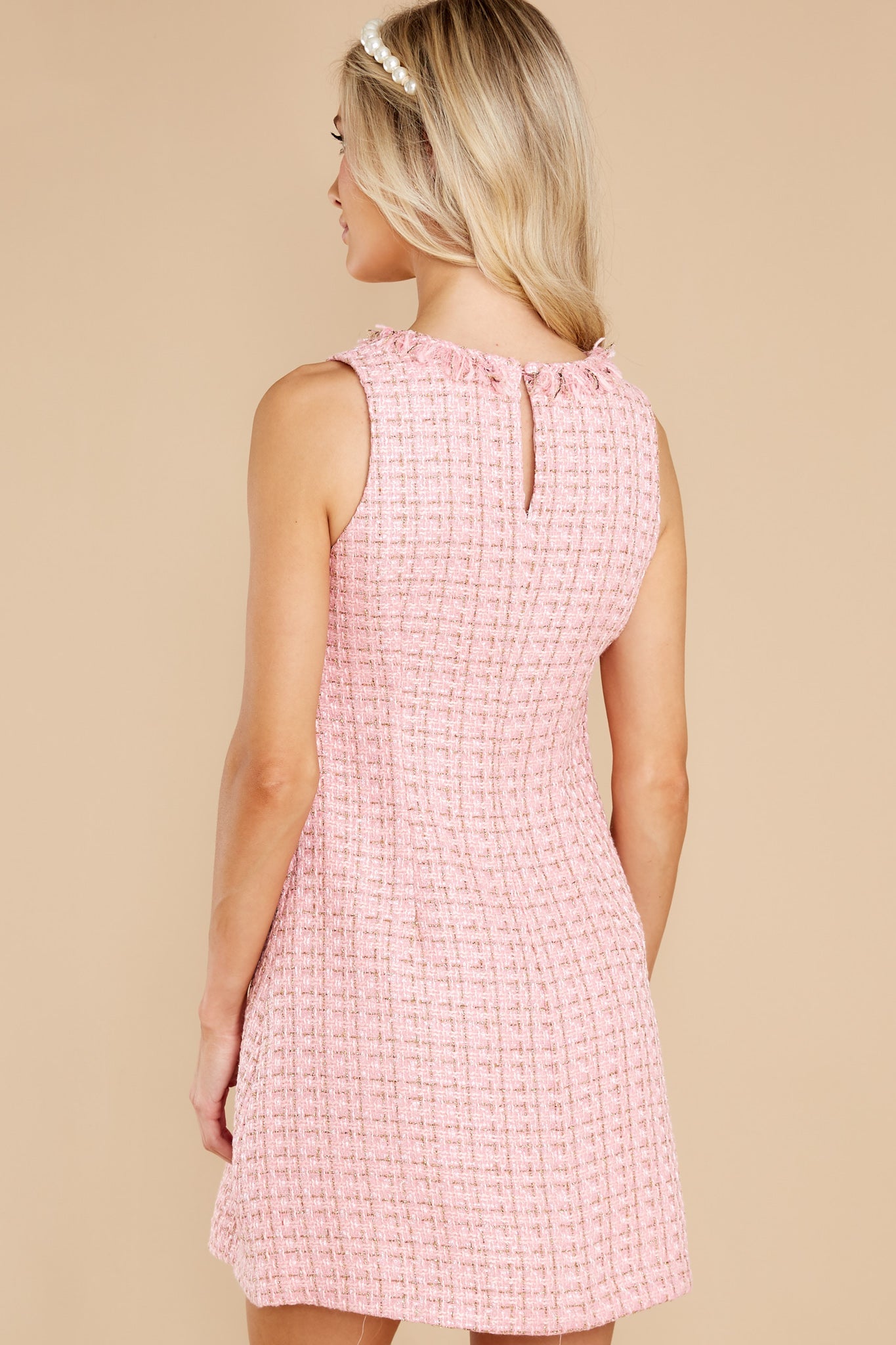 Ellis Princess Tweed Shift Dress