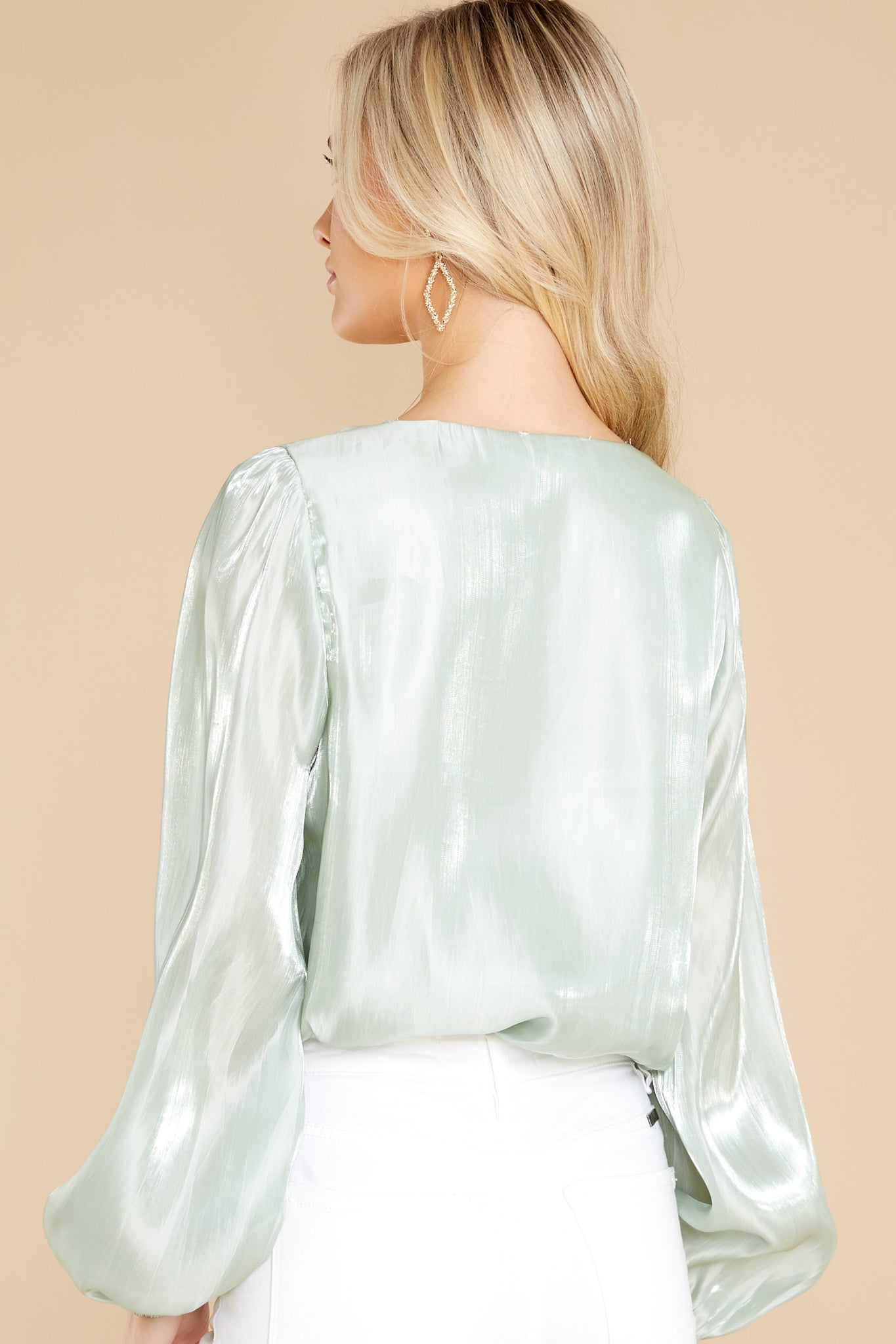 Shimmering Lights Pastel Mint Bodysuit