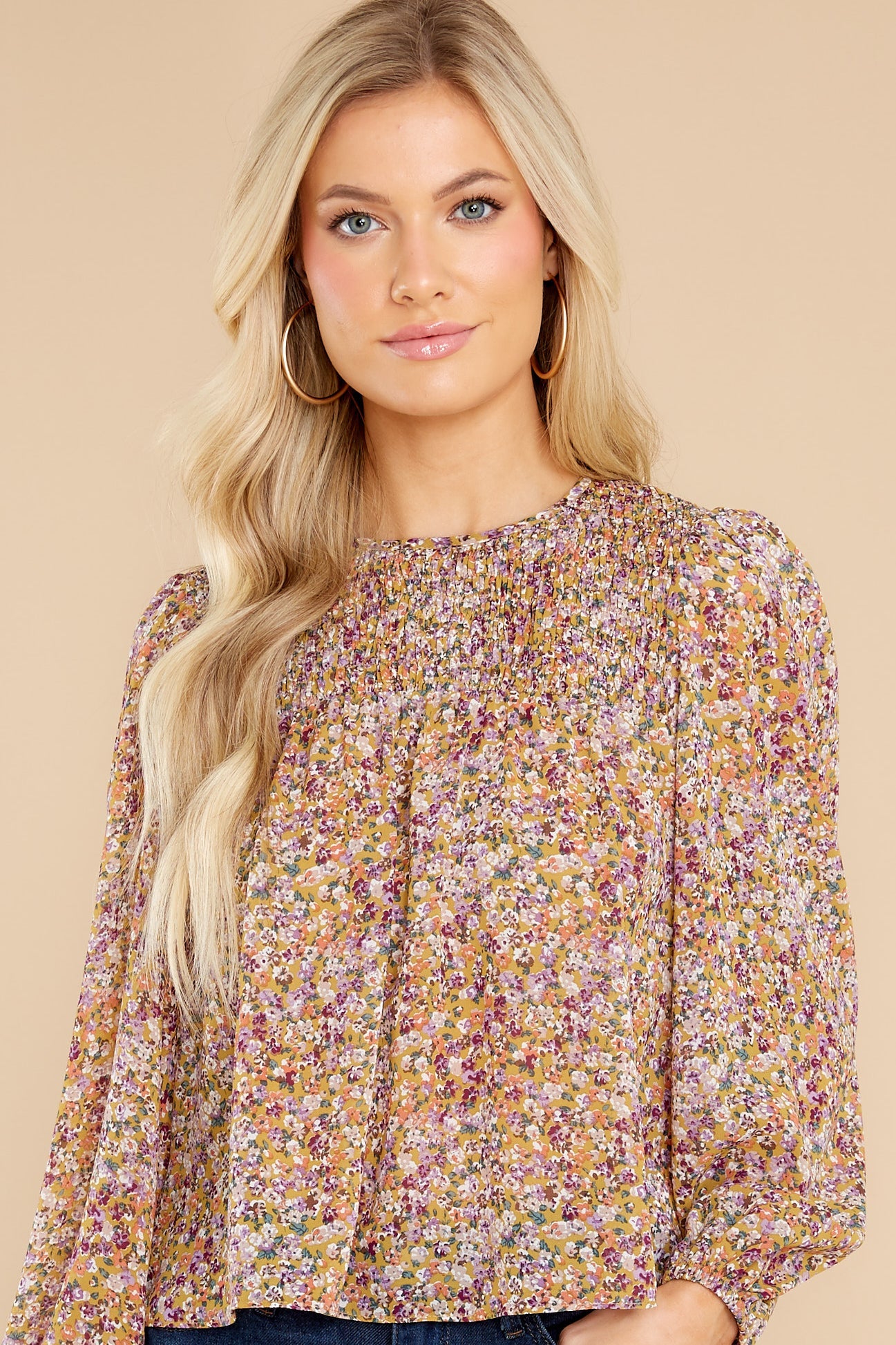 Bouznika Multi Shirred Blouse