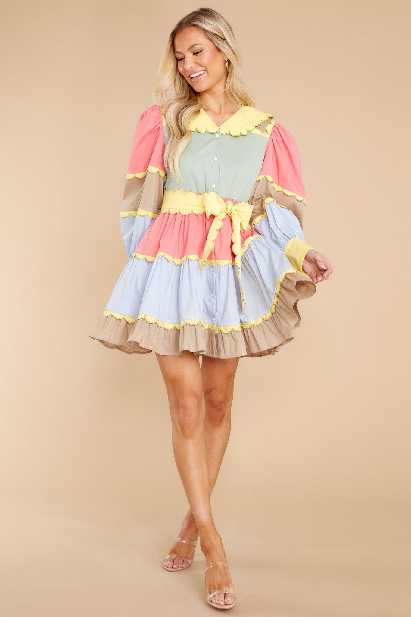 Aries Yellow Multi Dress