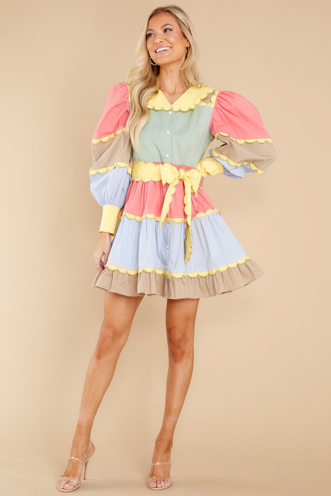 Aries Yellow Multi Dress
