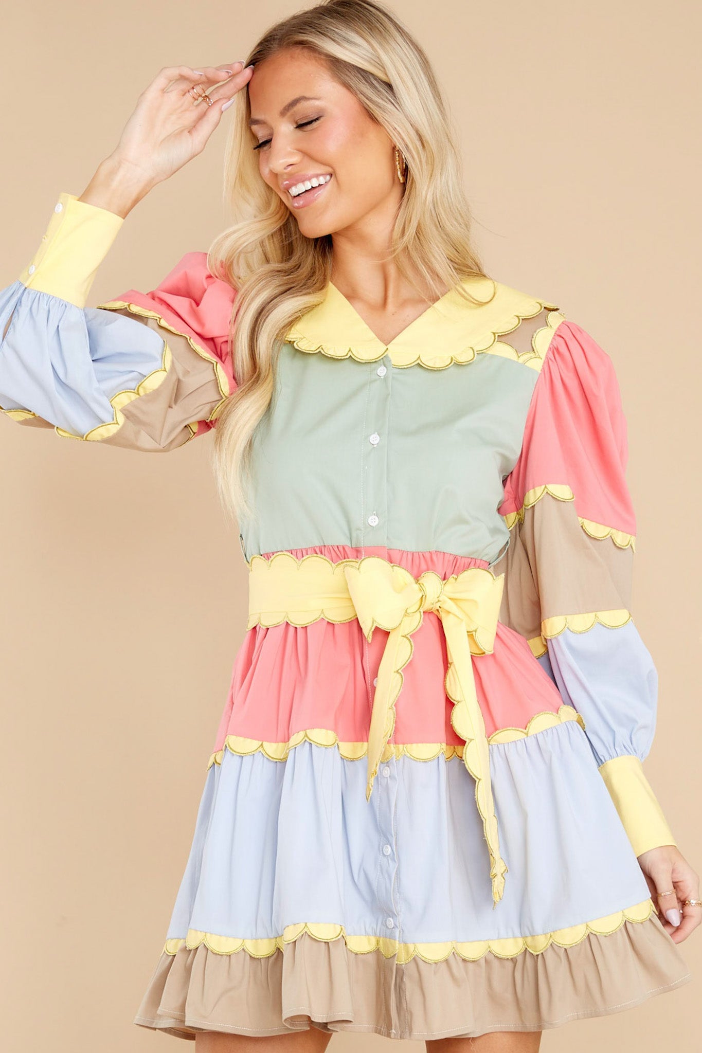 Aries Yellow Multi Dress