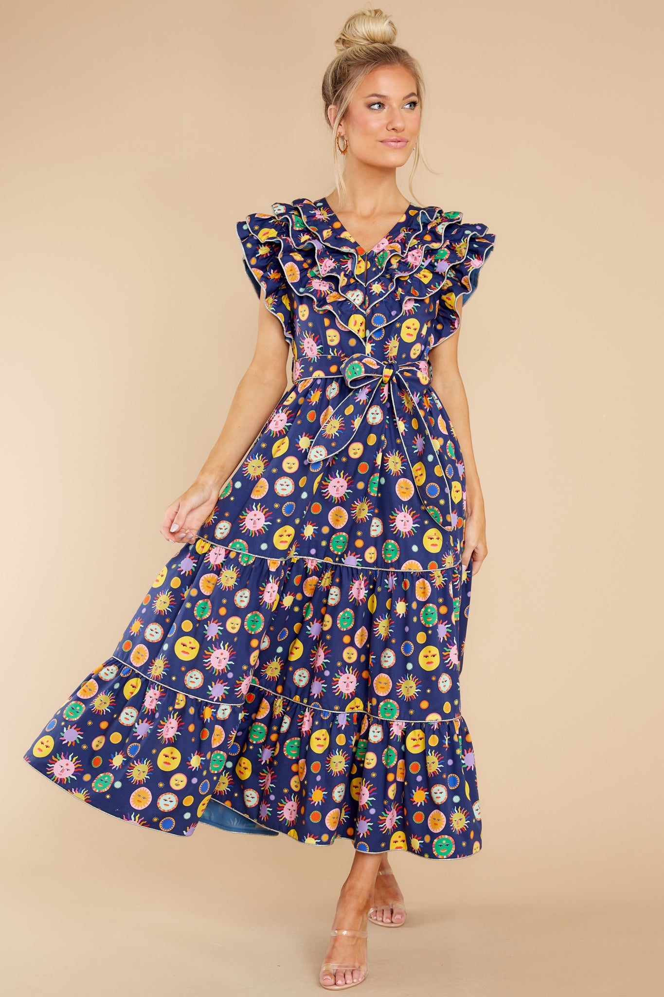 Atlas Navy Multi Dress