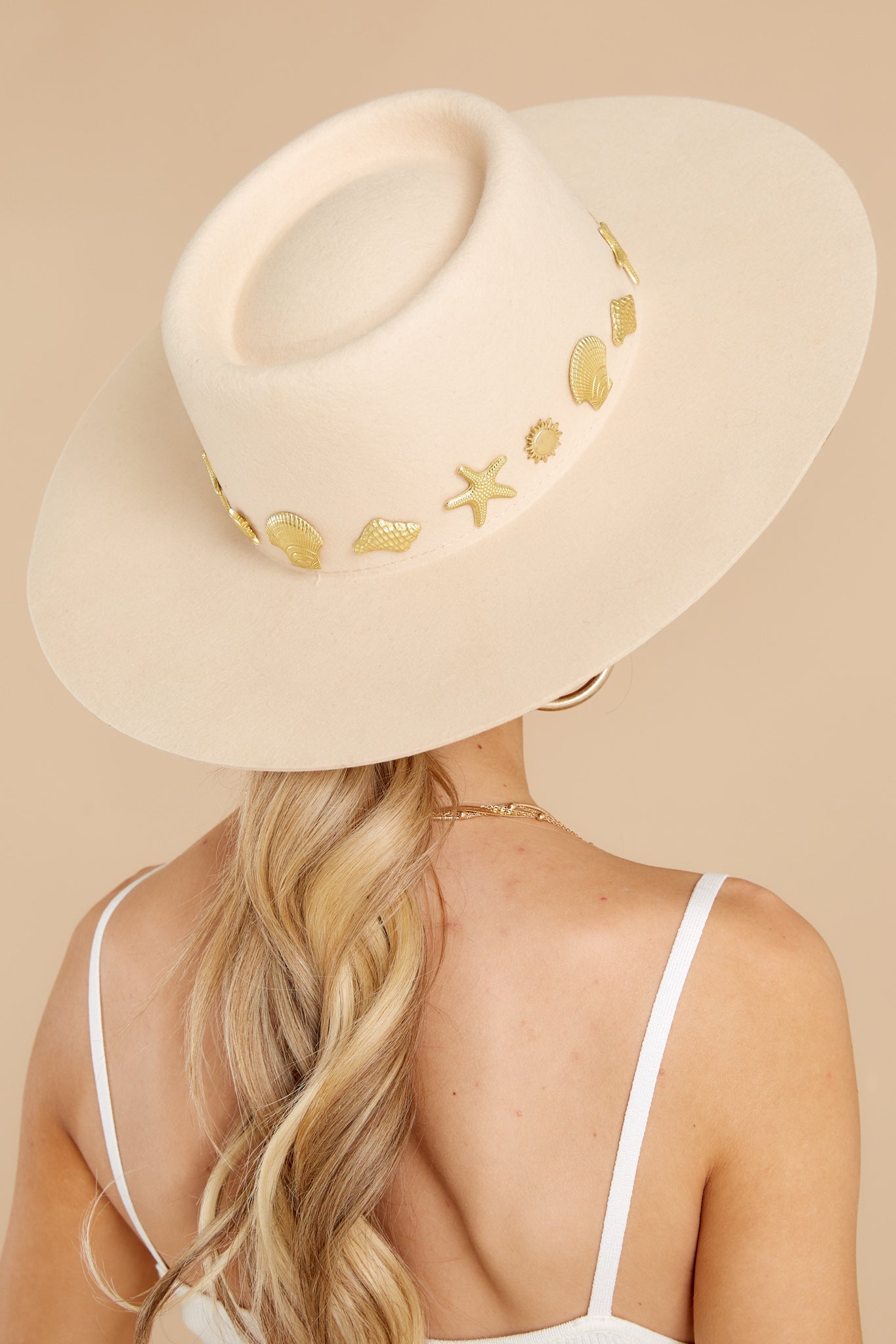 Seaside Boater Ivory Hat