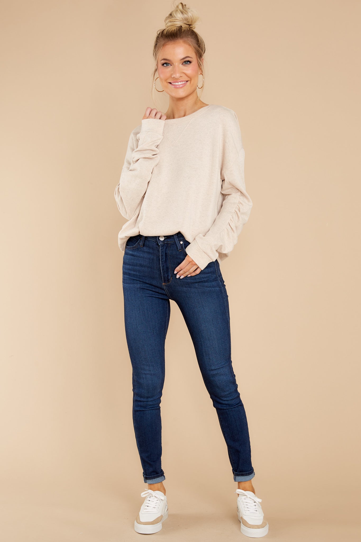 Getting Things Done Taupe Sweatshirt