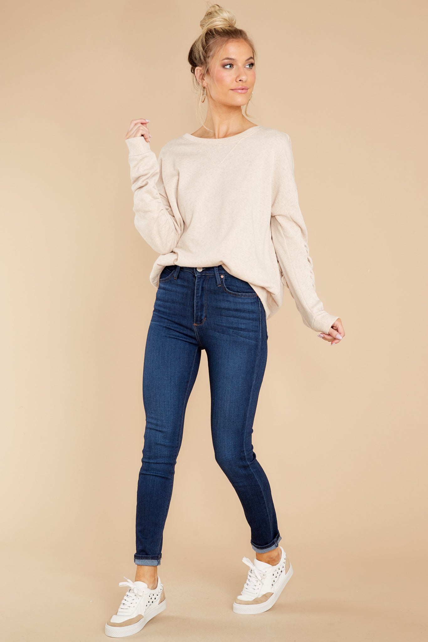 Getting Things Done Taupe Sweatshirt