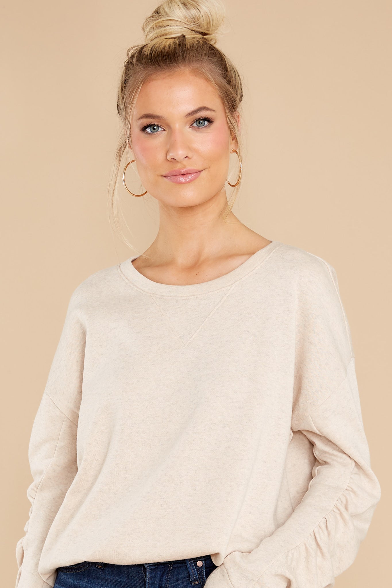 Getting Things Done Taupe Sweatshirt