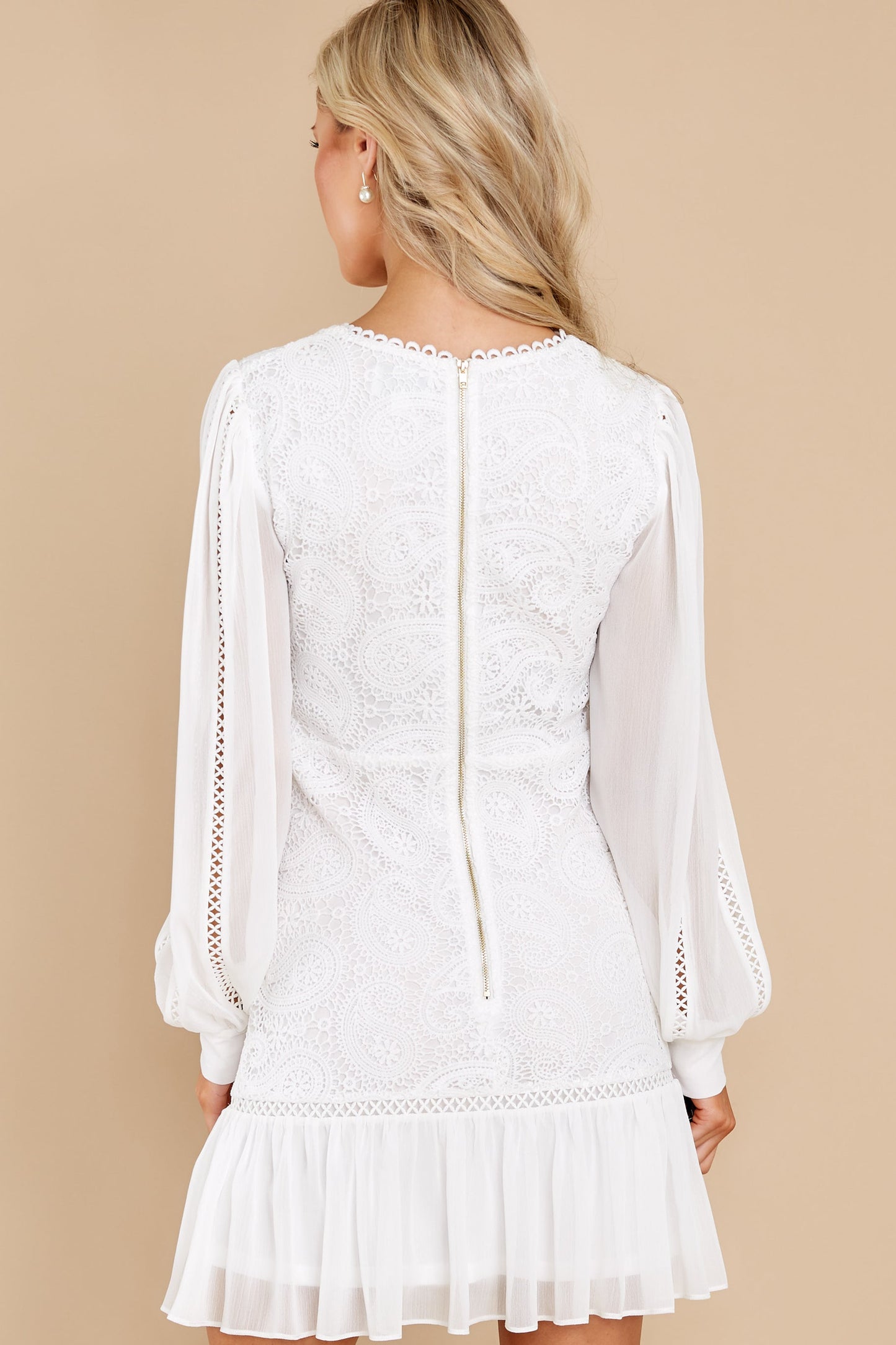 Sent With Love White Lace Dress