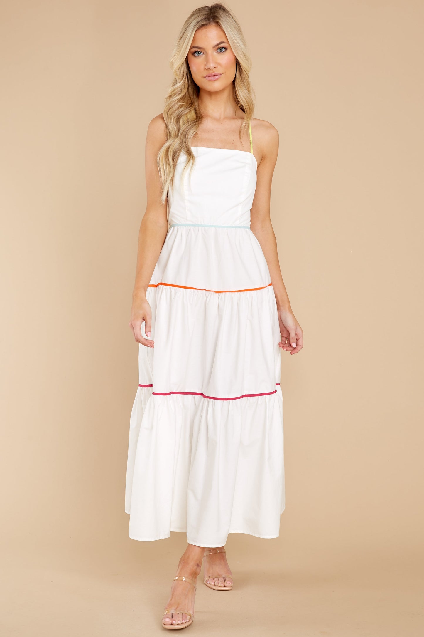 A New Day White Midi Dress