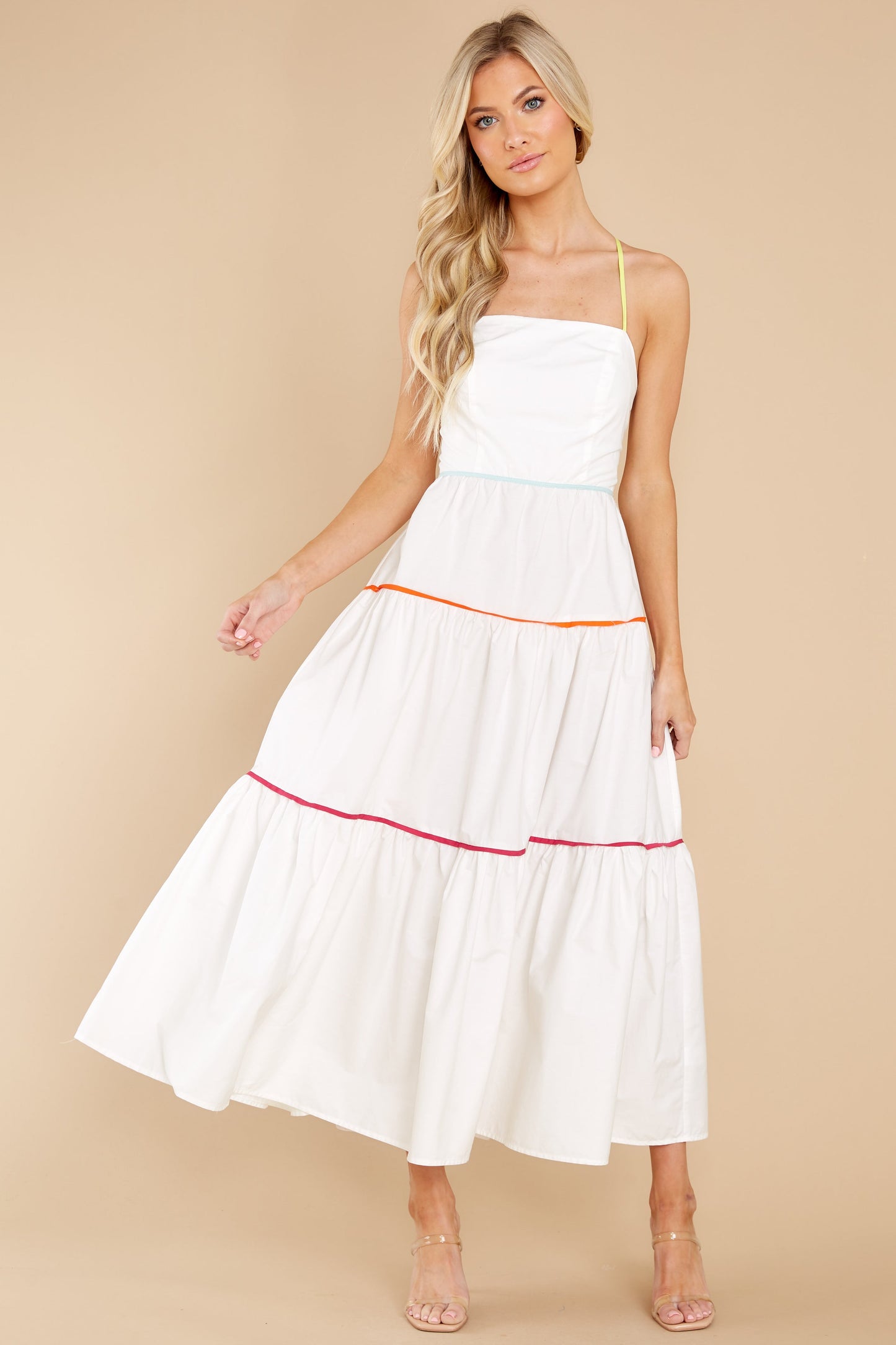 A New Day White Midi Dress