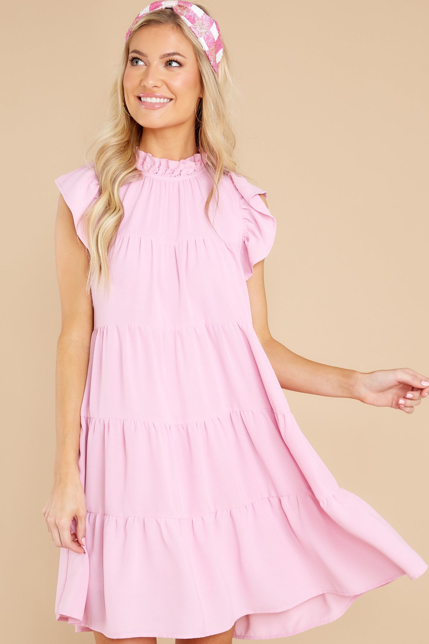 In A Heartbeat Pink Dress