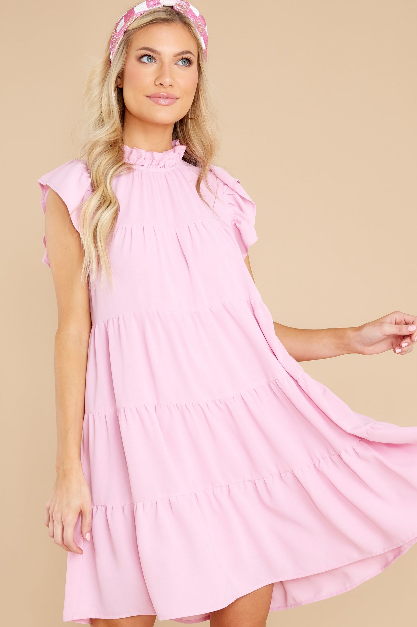 In A Heartbeat Pink Dress
