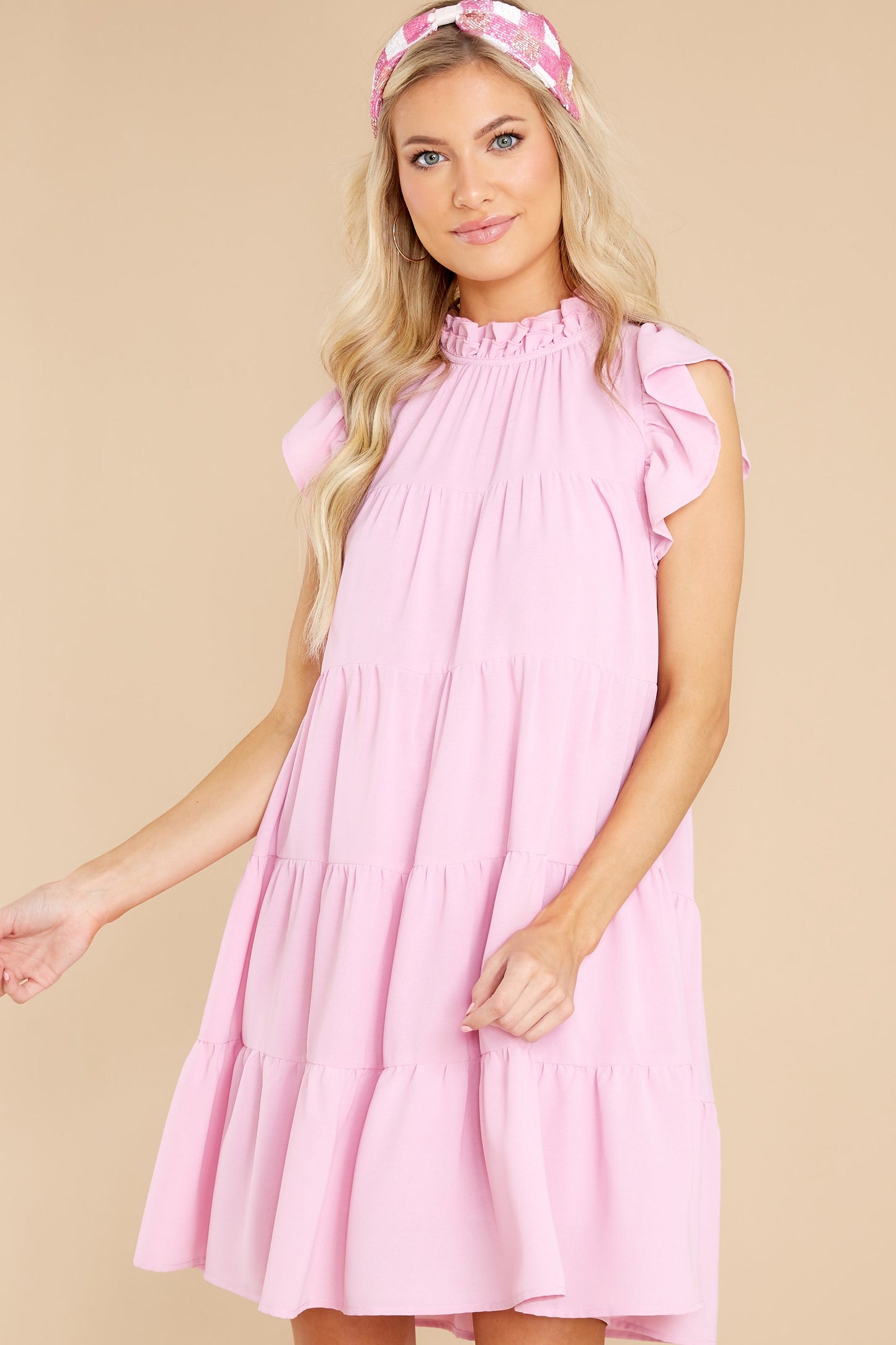 In A Heartbeat Pink Dress