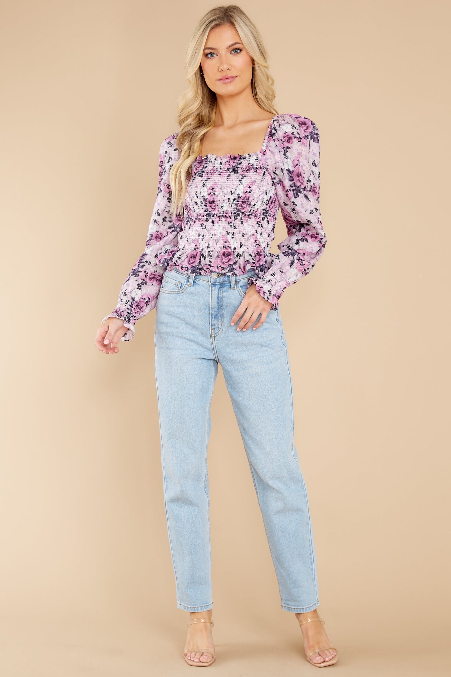 Russell Sandy Pink Shores Top