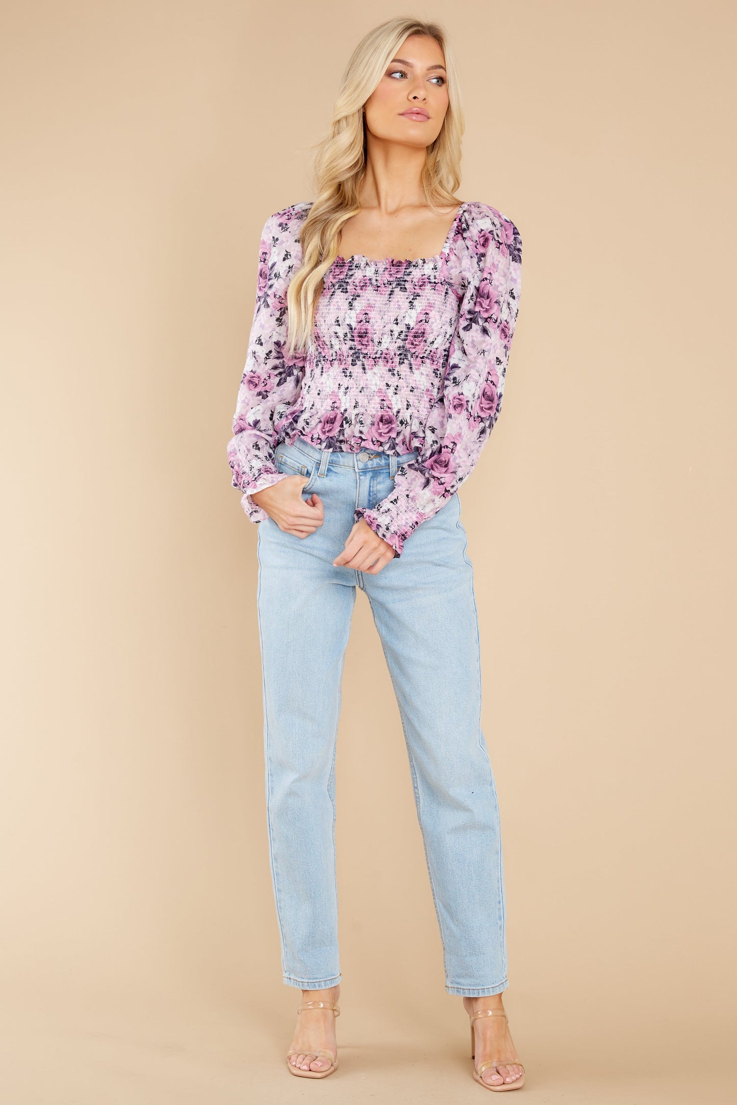 Russell Sandy Pink Shores Top