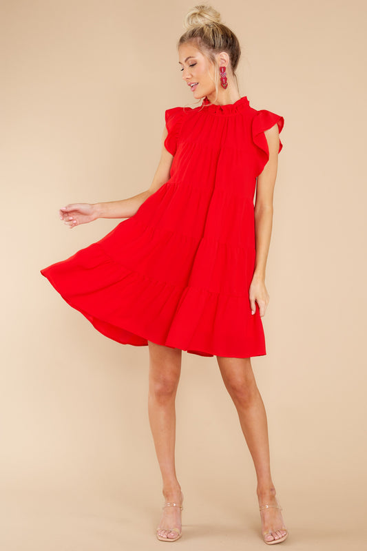 In A Heartbeat Red Dress