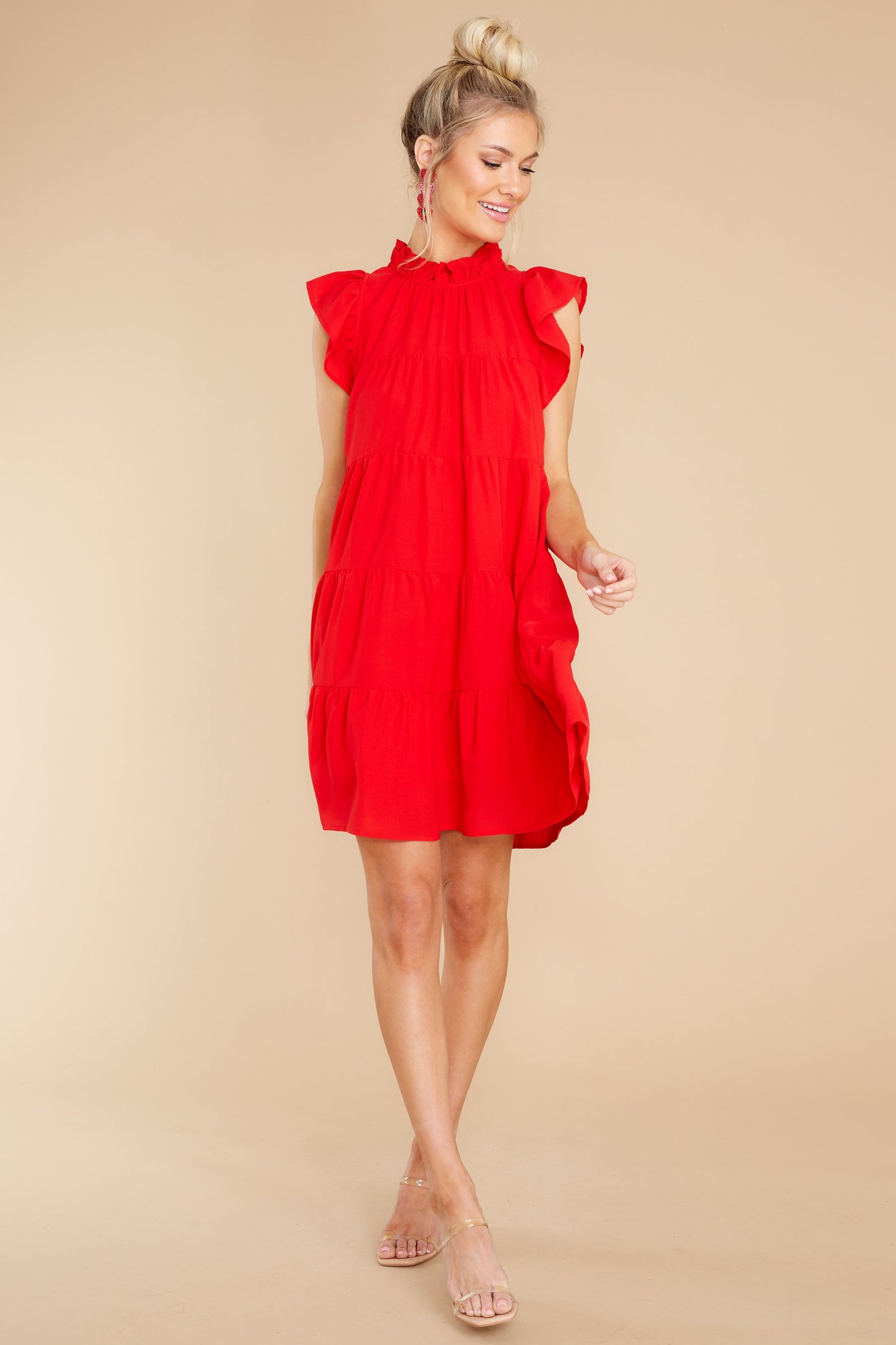 In A Heartbeat Red Dress