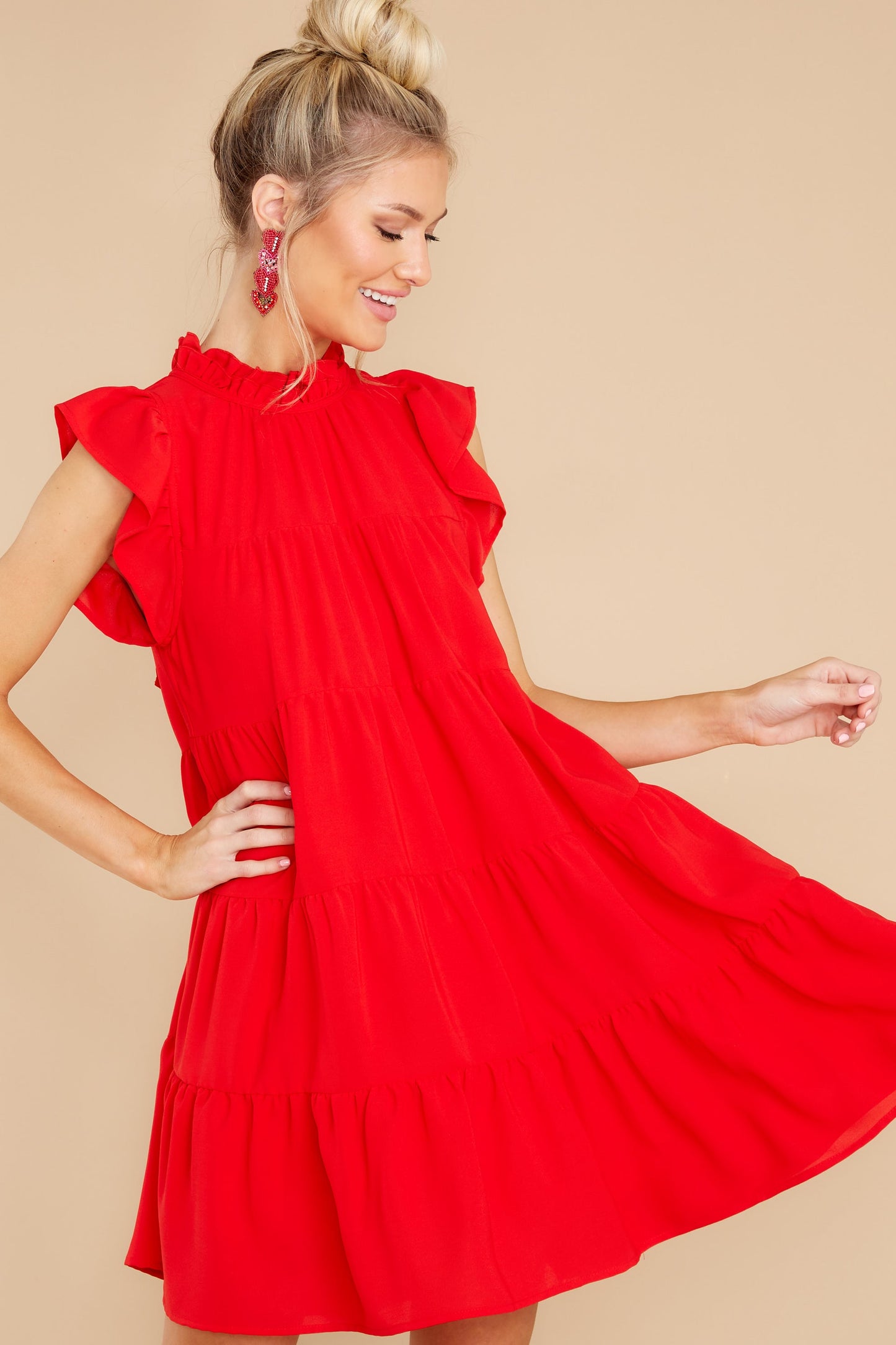 In A Heartbeat Red Dress